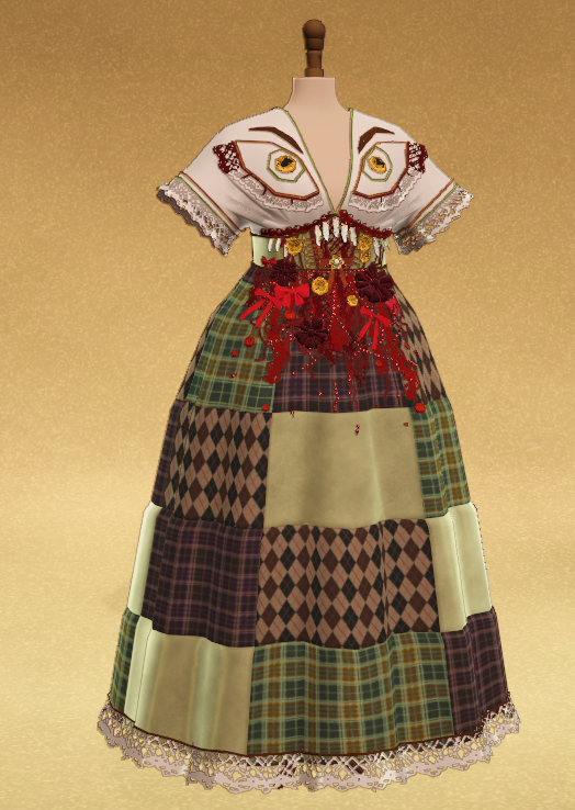 Andr444meda's tweet photo. Monster dress https://t.co/HPWvY4XS5z