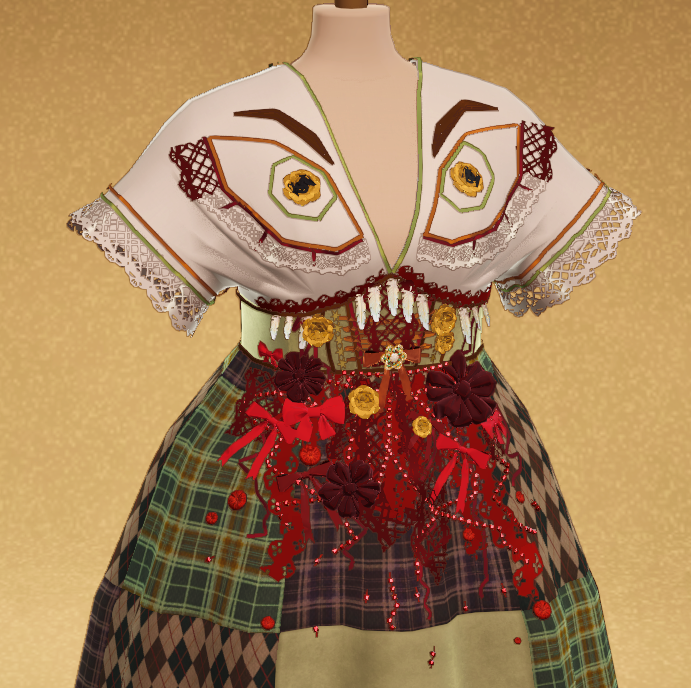 Andr444meda's tweet photo. Monster dress https://t.co/HPWvY4XS5z