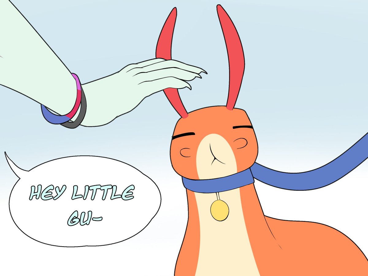 FrederickJdr's tweet photo. Aww, can I pet it???  🥺🤍💜

#snoogame #digitalart https://t.co/Q8gAjJf7Ll