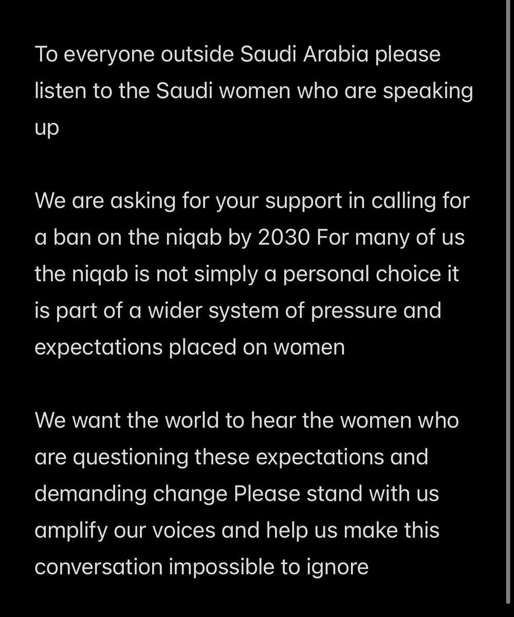 changeuwannasee's tweet photo. Please help us make our voices louder stand with us 
#٢٠٣٠_بلا_نقاب #no_more_Niqab https://t.co/zFJvtdLETA