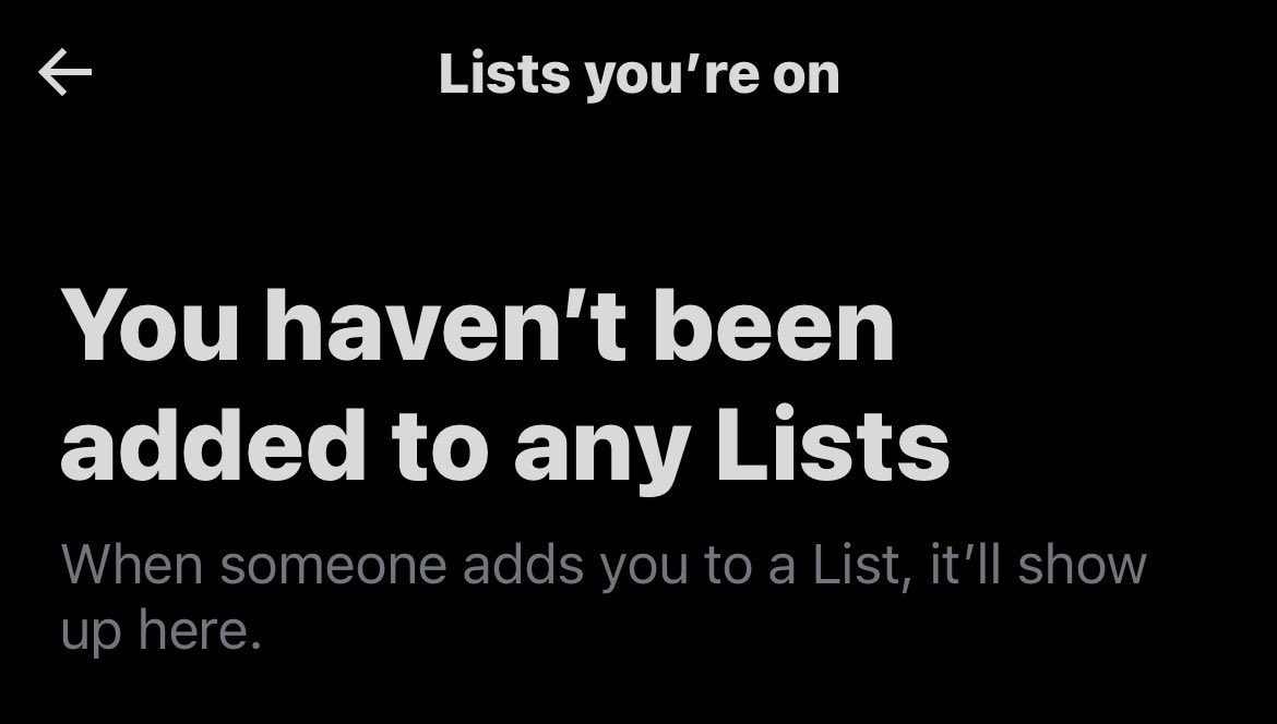 h2ofootprints's tweet photo. you guys are on lists? https://t.co/wcJ9ZHkDD5