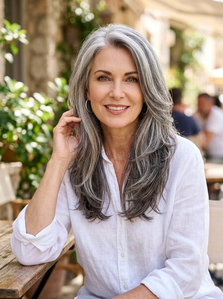 Isabellah677's tweet photo. I'm 60 today and this is me. No makeup, no filter, no dye, no filler, no lashes nothing just me. I think 60 isn't to bad. https://t.co/UBlKlNUbnJ