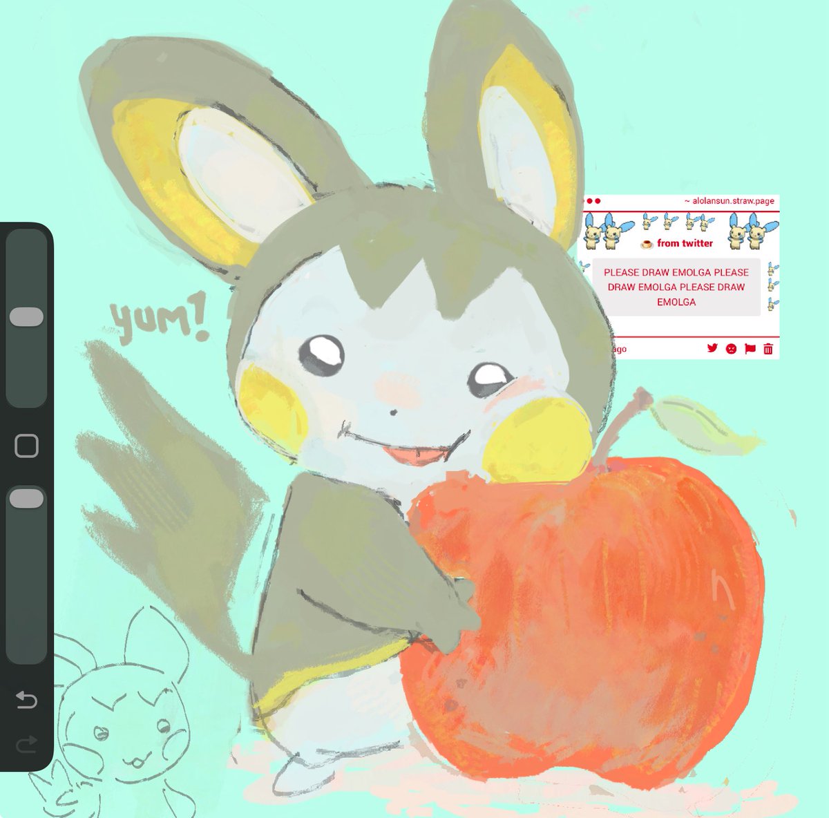 satelliteshinx's tweet photo. #pokemon Okay guess who tagged the last post as hashtag pokemoM. https://t.co/oUkBQoI8ei