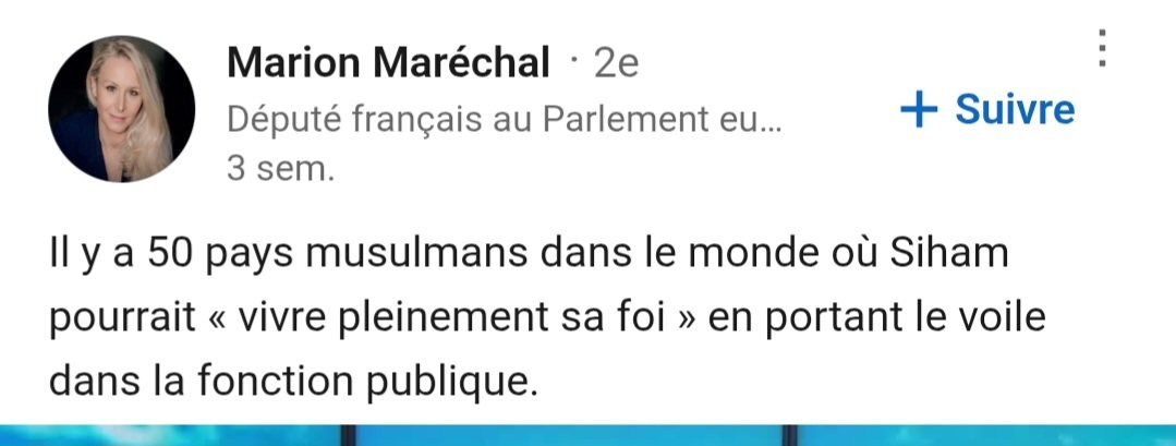 welderjames14's tweet photo. @MarionMarechal @AnneSicard1 @EddyCasterman @MonnierThibaut Vous célébrez aujourd’hui la liberté de vivre sa foi lors de la messe du pape. Pourtant, il y a quelques jours, vous écriviez à une musulmane qu’elle pouvait aller dans « 50 pays musulmans » pour porter le voile dans la fonction publique. La liberté religieuse vaut pour tous. https://t.co/jb1wReIdpZ