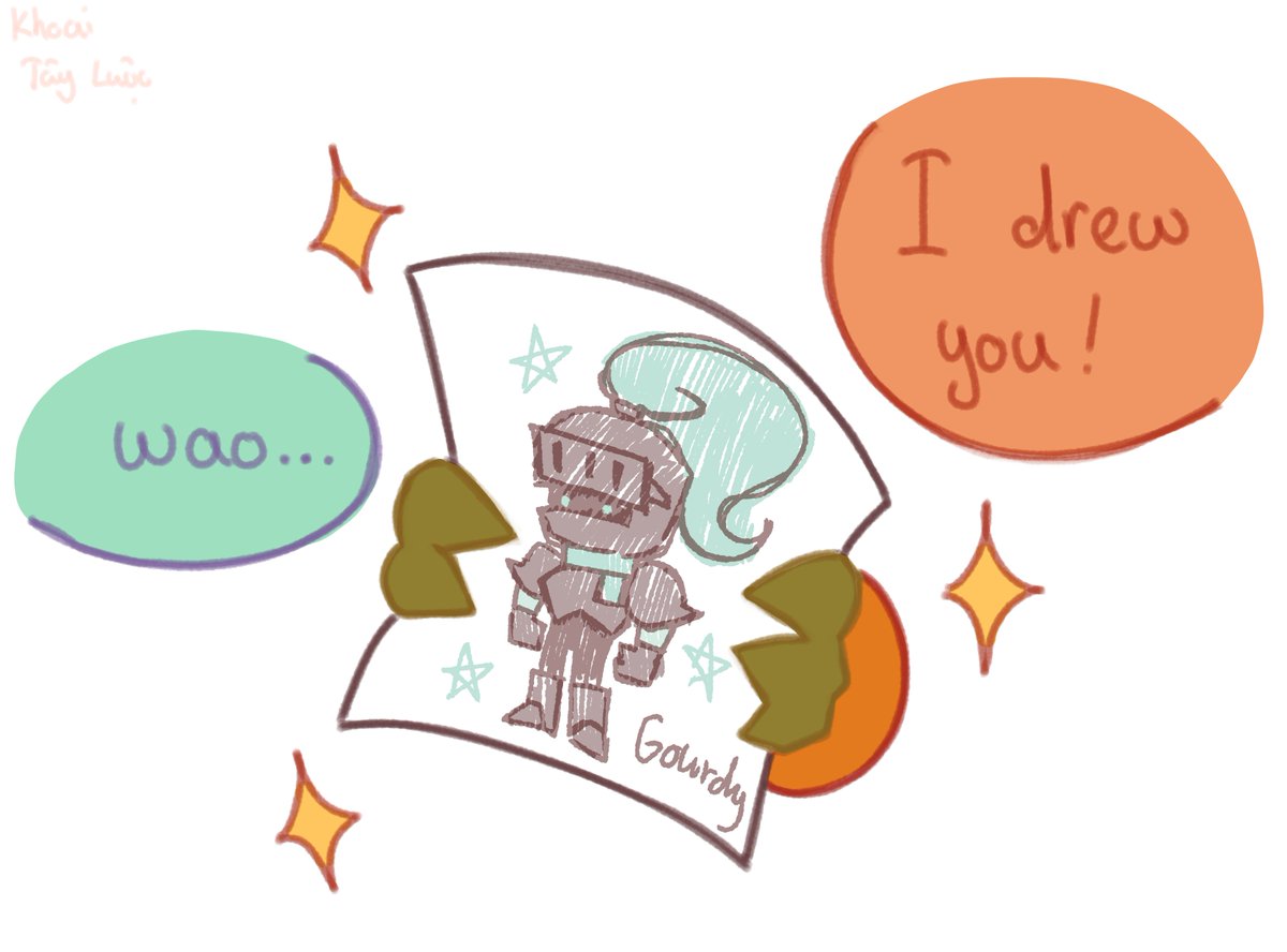 PortableKiwi's tweet photo. Inspired by that one chikn nuggit short
I can't decide how I want to draw Gourdy

#Dandysworld https://t.co/9u6e1F3Y93