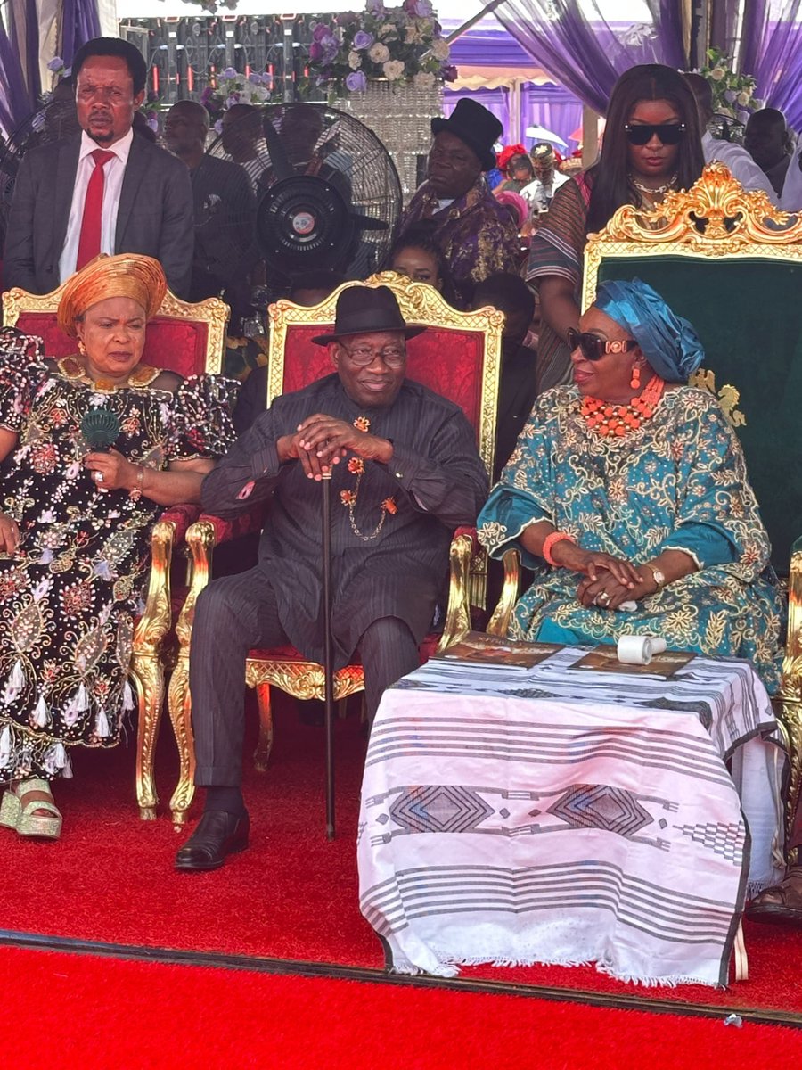 GEJonathan's tweet photo. My wife and I, accompanied by a delegation of traditional rulers from Bayelsa State, were delighted to join the Government and people of Rivers State, royal fathers from across our great country, friends and well-wishers, and the entire people of Opobo Kingdom in celebrating with His Majesty, King Charles Douglas Macpepple Jaja, Jeki VI, on the occasion of his coronation as the Amanyanabo of Opobo Kingdom.

The Opobo Kingdom occupies a distinguished place in the history of our nation. Its rich heritage is inseparable from the remarkable story of King Jaja, whose life continues to evoke the enduring values of courage, enterprise, leadership, resilience and an unwavering commitment to the dignity and identity of his people.

As Your Majesty begins this important chapter of service to the Opobo Kingdom, my prayer is that your reign will be marked by unity, peace, progress and prosperity. May it be a reign that brings people closer together, preserves the dignity and heritage of Opobo, strengthens the bonds of friendship and understanding, and advances the development and well-being of the people.

Your Majesty, on behalf of my family and myself, I extend my warmest congratulations and best wishes on this historic occasion.

May Almighty God grant Your Majesty the wisdom to lead, the courage to serve, the patience to unite, and the grace to build a legacy that will endure for generations to come.
May your reign be long, peaceful and prosperous.
- GEJ