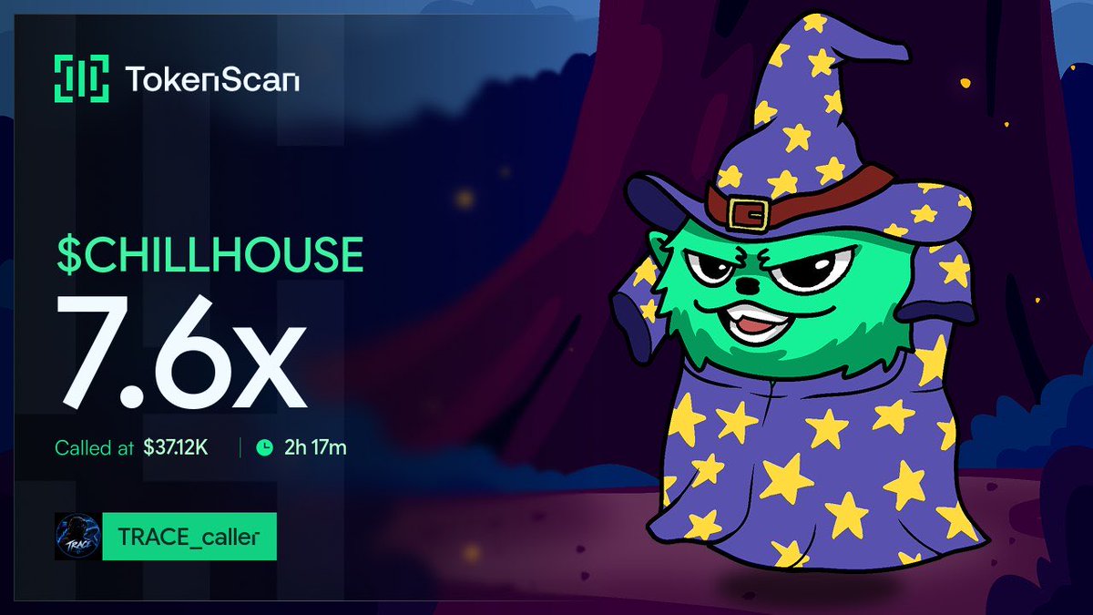 Trace_caller's tweet photo. $CHILLHOUSE 
7.6x 

5mKz8MdcxsVwSAASRMM8qUKryknSVMNmRL4T5Zvm4hZA https://t.co/sds7DvBBKz
