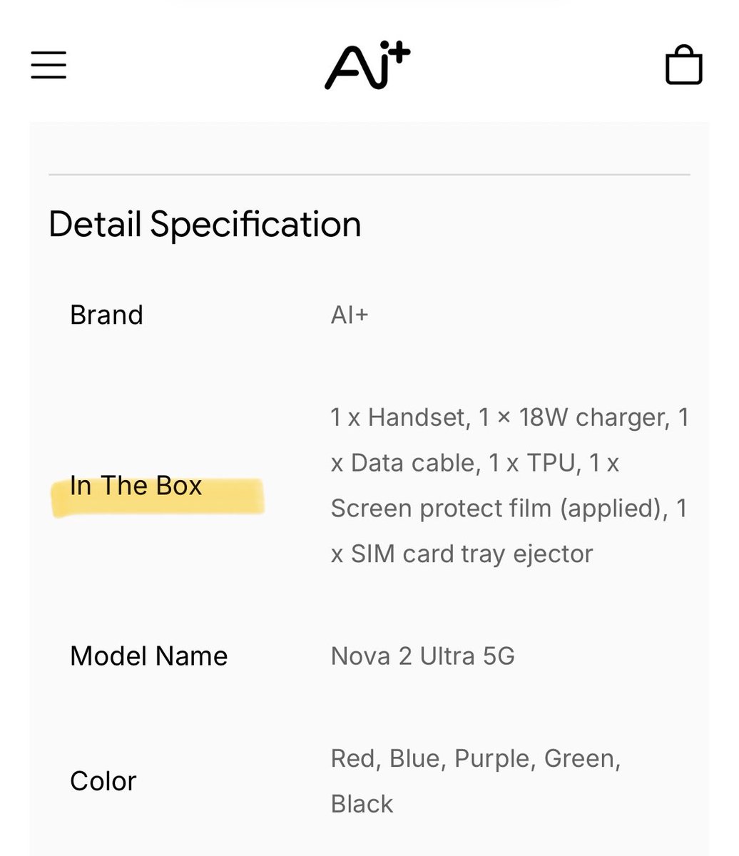iTechProff's tweet photo. Dear @aiplus_official have you removed the nova TWS from the box of Ai+ Nova 2 Ultra. 

Because I can’t find it mentioned neither on your website nor on flipkart!

Need to know this before buying this for someone… https://t.co/kPaJcFc9hJ