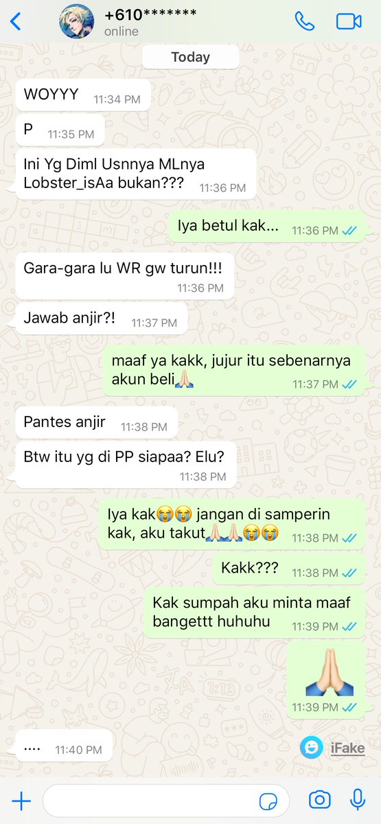 pappermint02's tweet photo. #Kaisagi #kiis One Shot fanfic au
!! Mobile legend.

Jadi masih marah ga? https://t.co/97zZlKmbpa