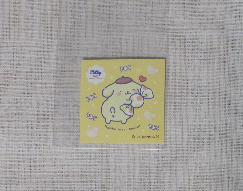 lapislazuri10's tweet photo. 【交換】ペコフェス　サンリオ

ミルキー缶　ステッカー
(求)シナモロール(シナモン)
(譲)ポムポムプリン

アクキー
(求)シナモロール、または定価で譲渡
(譲)マイメロディ

お取引方法は郵送を希望しています。(交換の場合は都内手渡し可能です。)お取引については固定ポストをご一読ください https://t.co/TvhS9d9qqd