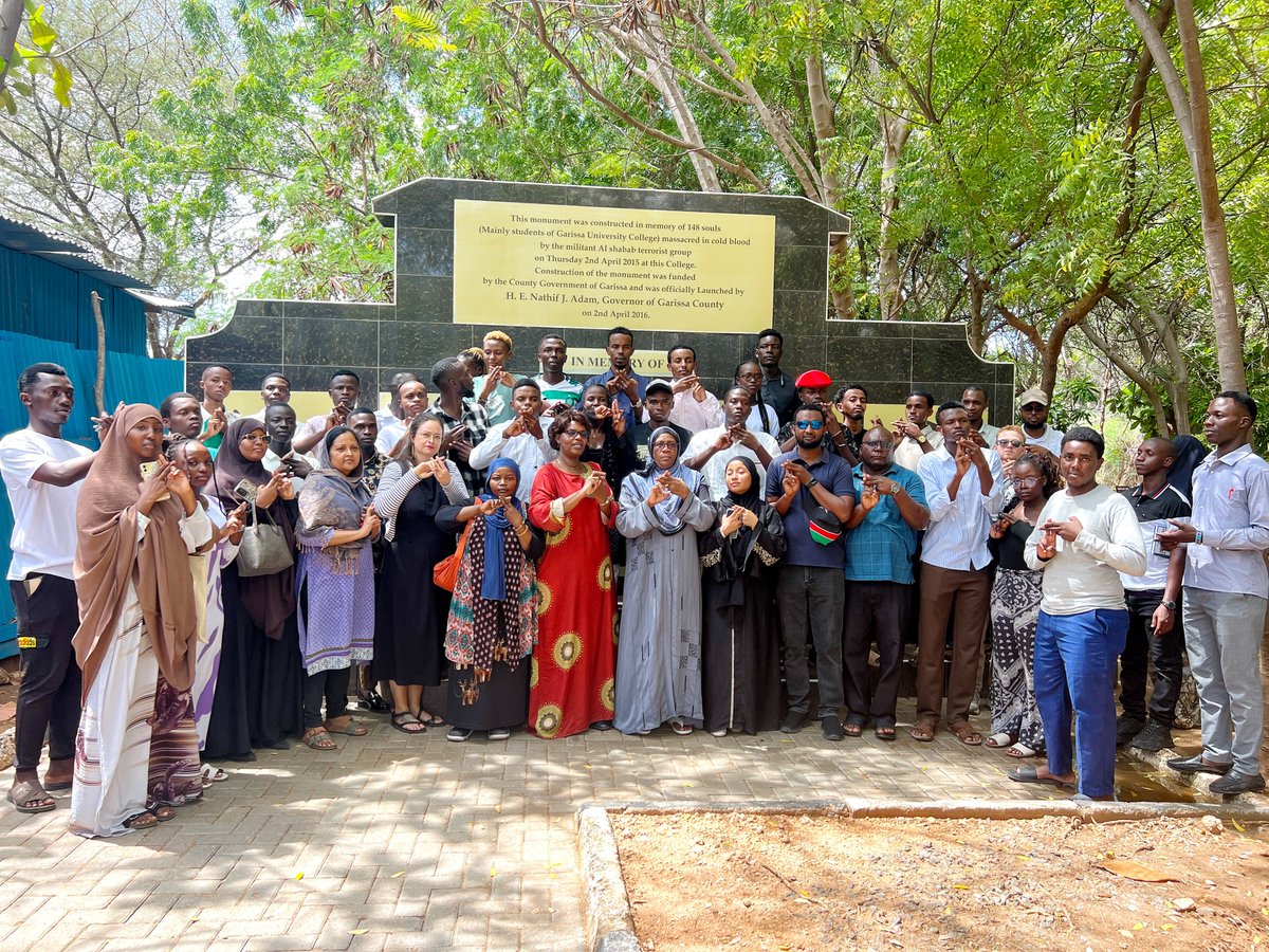 crcp_tum's tweet photo. In memory of the 145 students &amp; 3 guards who were killed during a terrorist attack in 2015.

#SlashTheHate https://t.co/ajTNSVQCTG