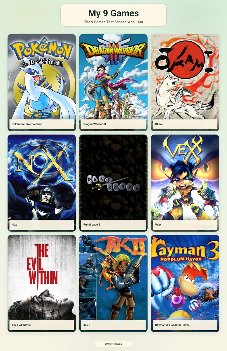 ellyg8tr's tweet photo. Since everyone is doing this...here are 9 games that shaped me https://t.co/atAj9c9AkQ