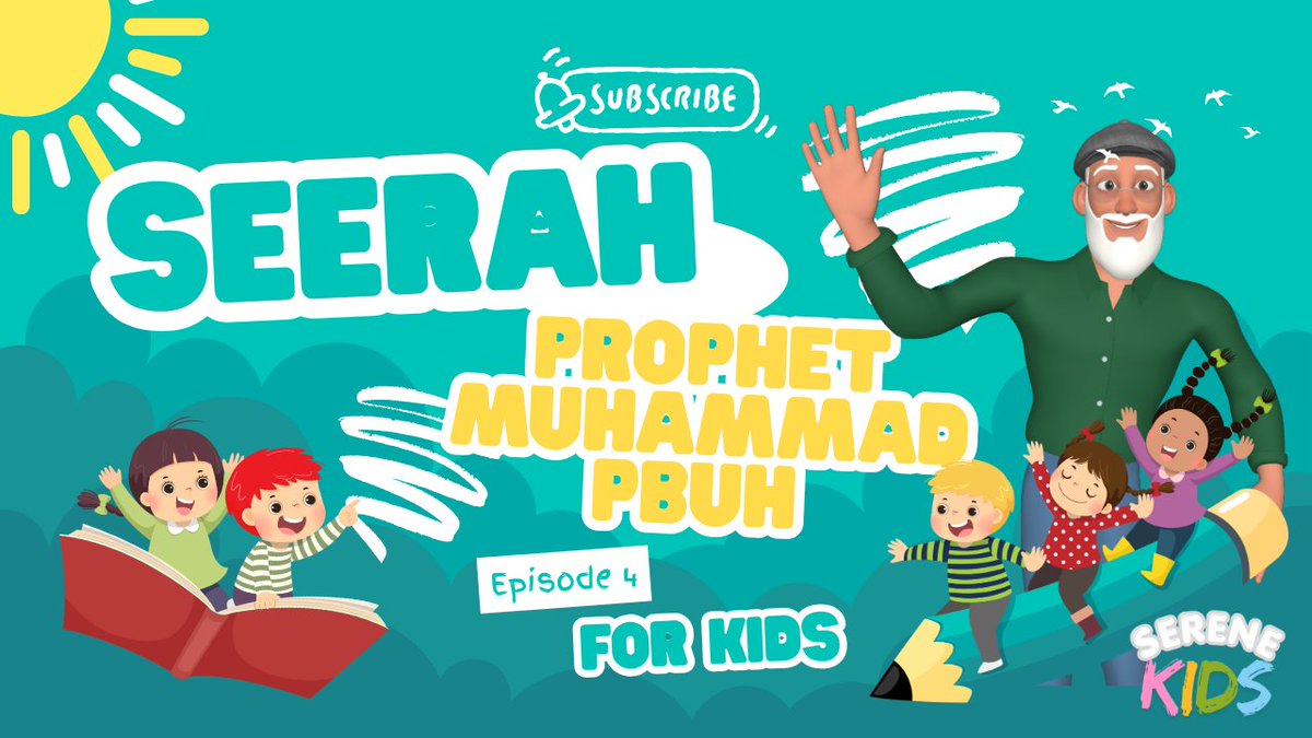 Sereneforkids's tweet photo. Seerah of Prophet Muhammad PBUH for Kids | Episode 4 | Returning to Makkah &amp; Losing his Mother Aminah

https://t.co/hvx2w9Op75

Peace be upon you all! Welcome back to Serene for Kids! 🌸

In Episode 4, we follow young Muhammad (peace and blessings be upon him). https://t.co/p6UGpKIRIr