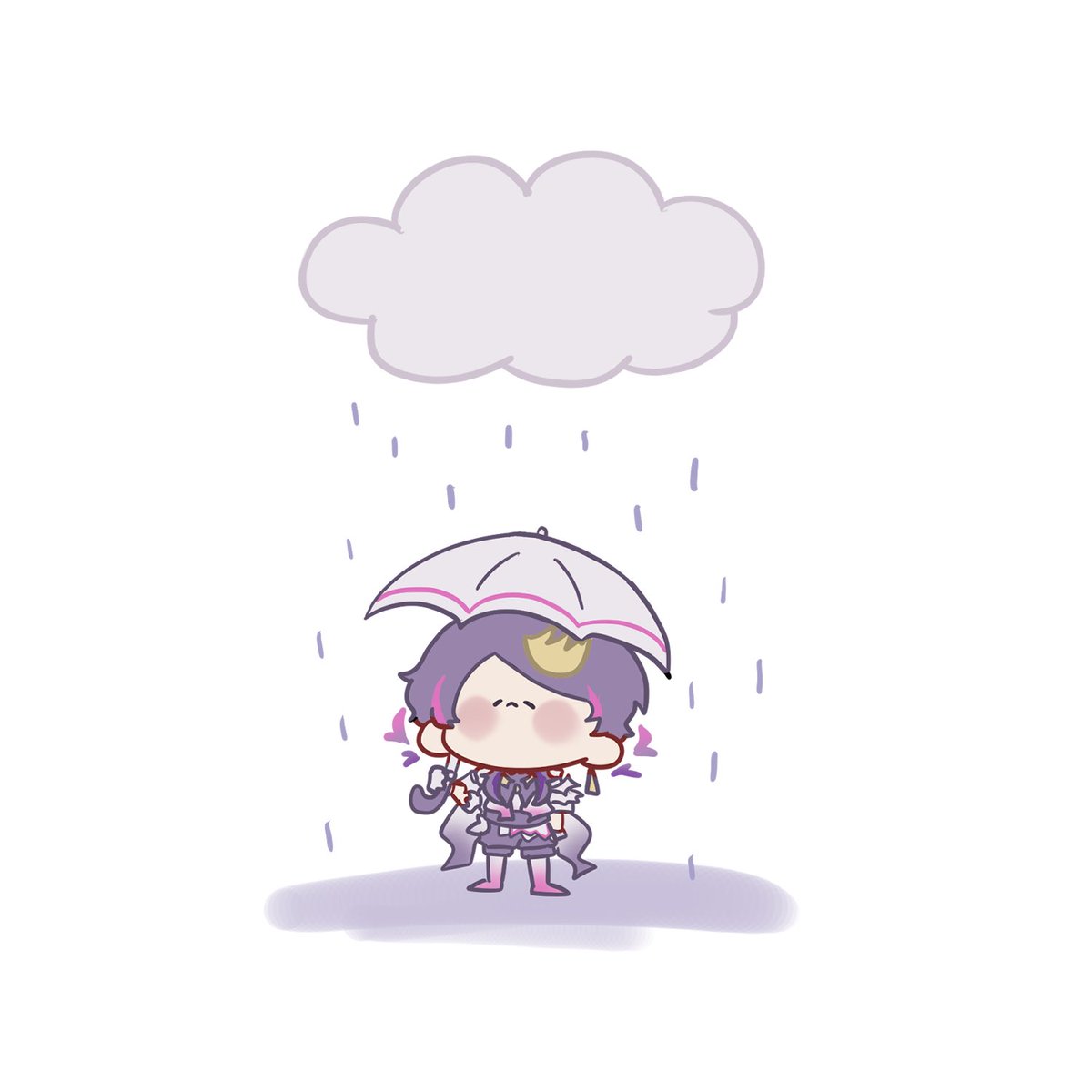 ohiruneiiyone's tweet photo. 雨ノシュウ☔️
 #YaminoArt https://t.co/nl2MqZFq1p