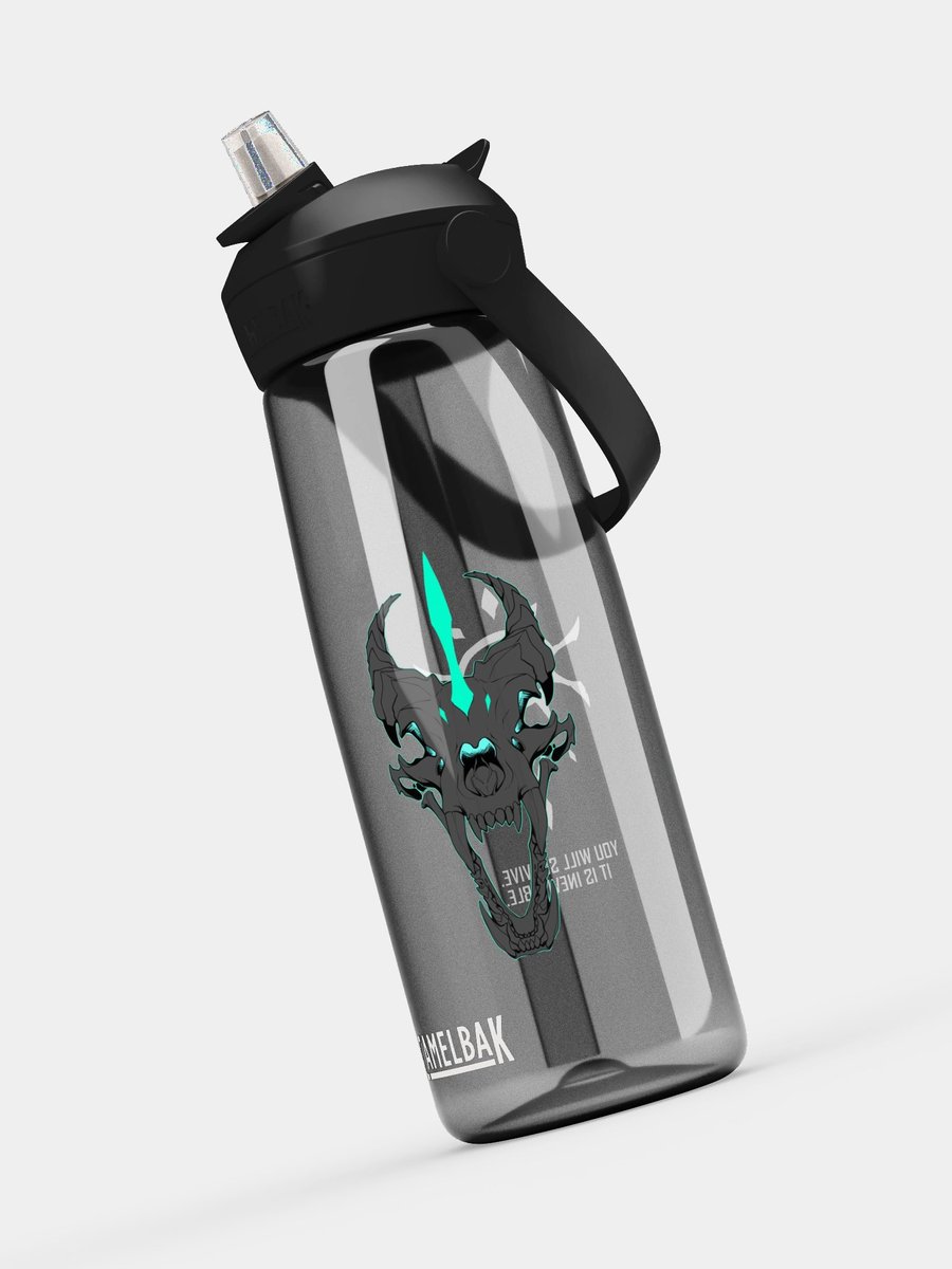 tinycactvs's tweet photo. ✨NEW DROP ON MY MERCH! ✨

Addition to the 💀 SKULLZ collection 💀, with a little Ominous positivity ~ 

My favorite type of water bottle, with the nipple ~ Get yours now!! https://t.co/ZvSh2feBqv