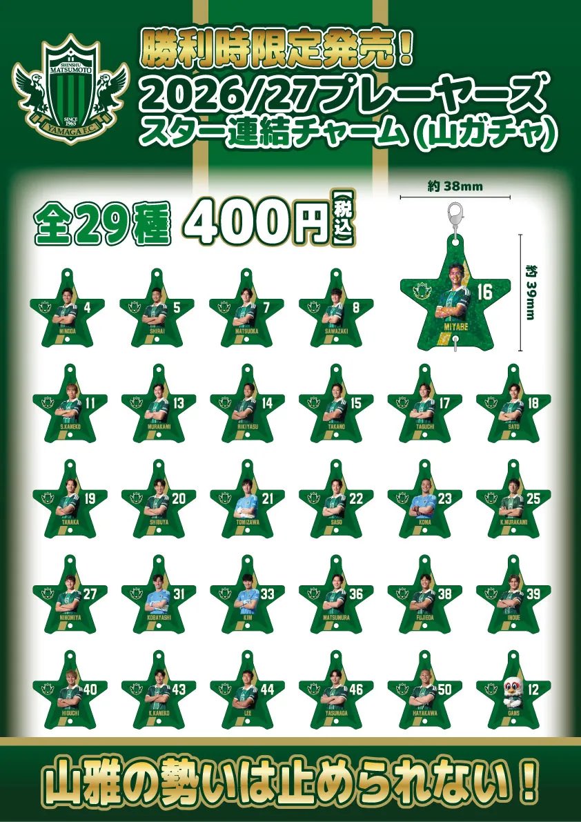 jh002121's tweet photo. 抱負ペナントキーホルダー
譲→14.16.19.20.22.25.31.43
求→18.36or定価

ステッカーセット
譲→30.44
求→4.18or定価

フェイスタオルキーホルダー
譲→25
求→18or定価

スター連結チャーム
譲→7.11.14.15.21.31.50
求→36or定価

  #山ガチャ #yamaga https://t.co/GDXGSaqu2O
