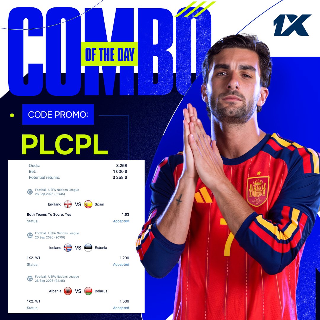 trollbettips's tweet photo. 👀 Parfait jour pour faire un combo sur le football international !

Code : PLCPL https://t.co/Lfh9TNyz4Z