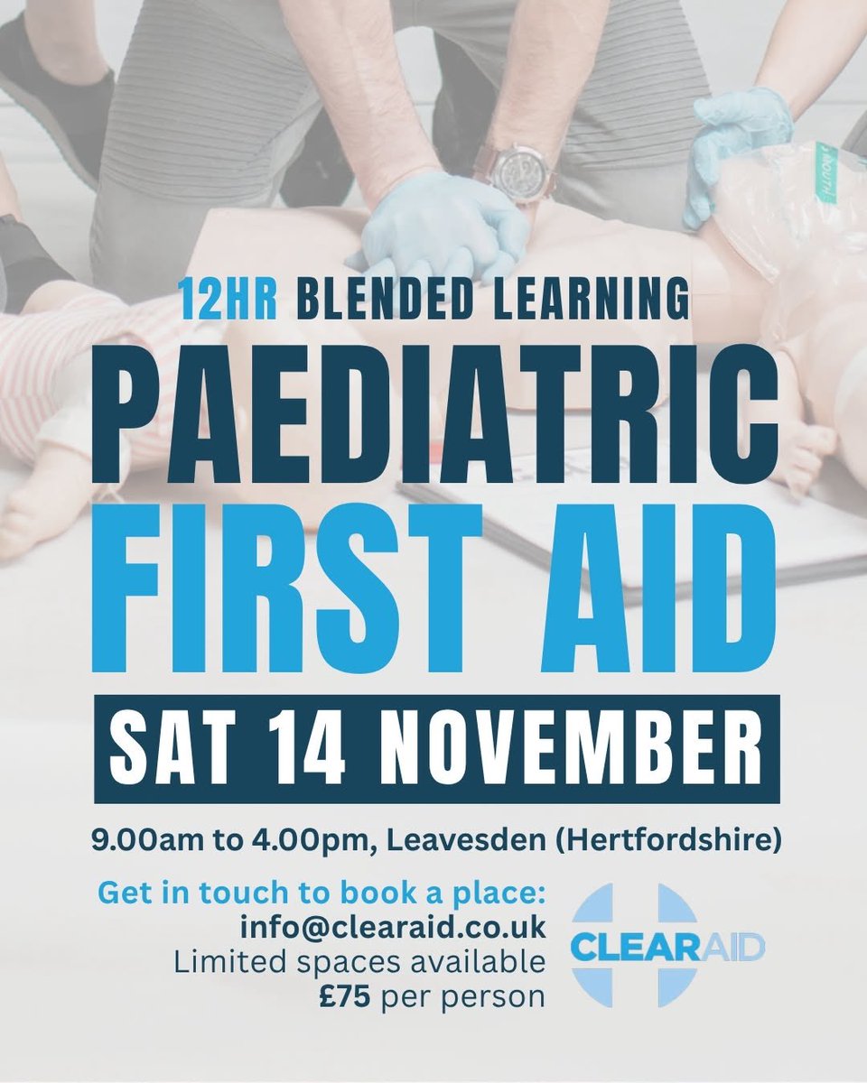 ClearAid's tweet photo. Please share if you know any Schools, Day Nurseries or Childminders who need to train in First Aid #peadiatricfirstaid #firstaid #training #childcpr #choking https://t.co/rJaMvZXBAQ