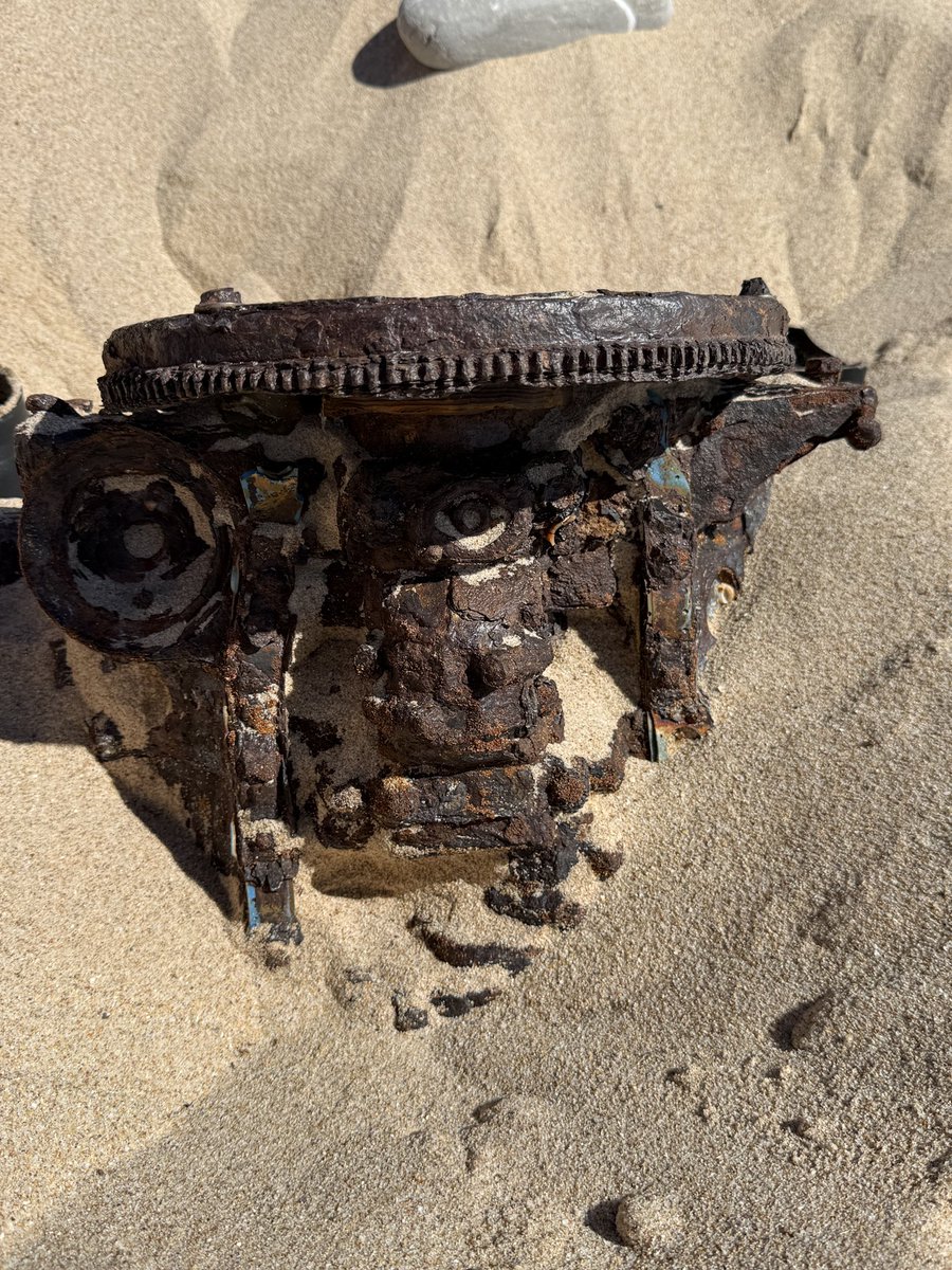 DiegoVillalba86's tweet photo. Nos hemos encontrado esto en una playa de Tarifa. Qué puede ser? Abrimos investigación? https://t.co/zfGPXb0ria