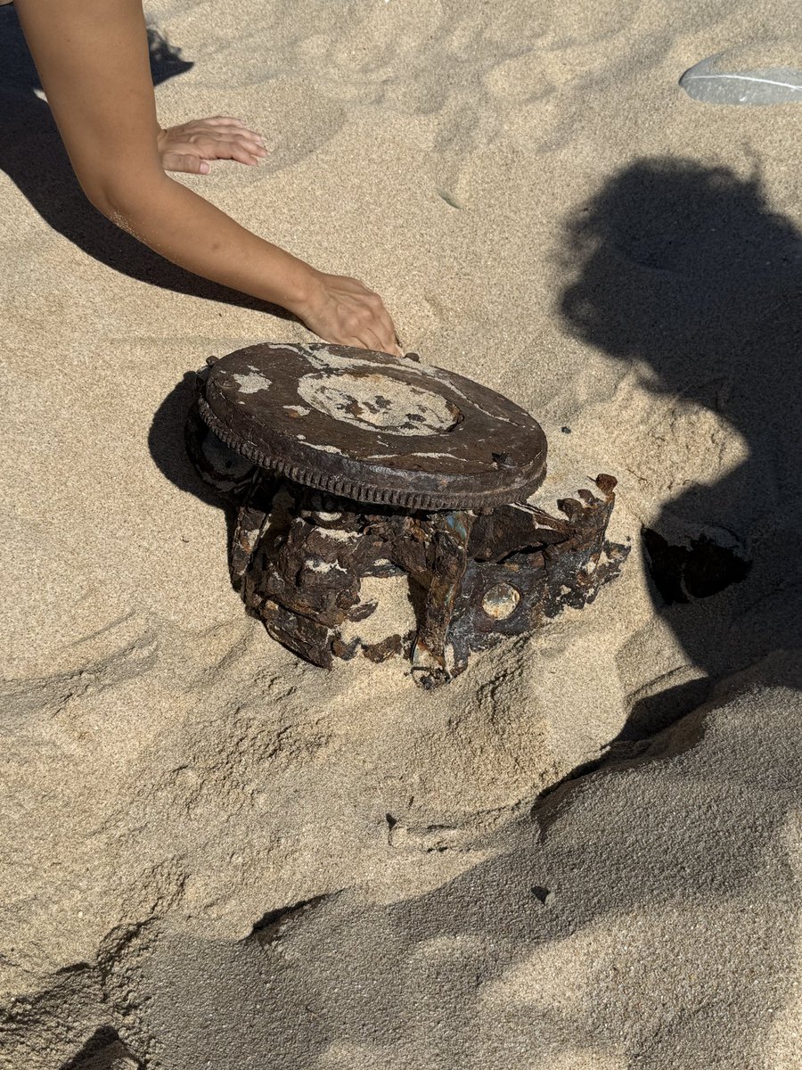 DiegoVillalba86's tweet photo. Nos hemos encontrado esto en una playa de Tarifa. Qué puede ser? Abrimos investigación? https://t.co/zfGPXb0ria