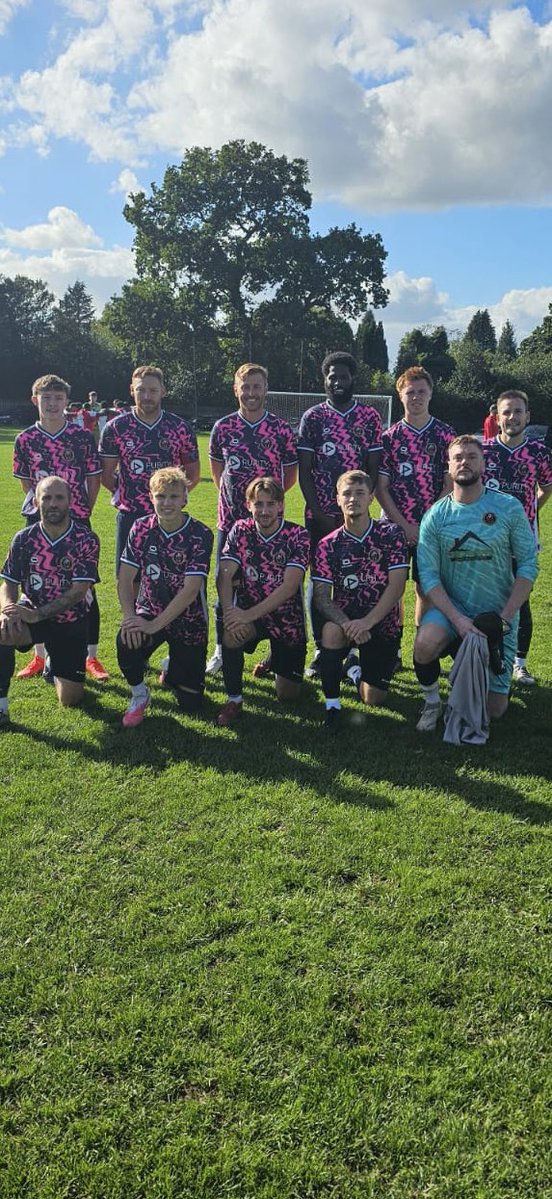 WASFootballClub's tweet photo. MEN’S 1ST TEAM RESULT | DERBY DAY WIN! ❤️🖤

What a day for the Allstars! We’re absolutely delighted to beat our local rivals! 

Old Wulfrunians 1–3 Wombourne Allstars

Lee Chilton ⚽️
Zach Holden ⚽️
Josh McKenzie ⚽️

Man of the Match: Our captain, Mike Perks 🍾
#mens1stteam https://t.co/g70obLInpu