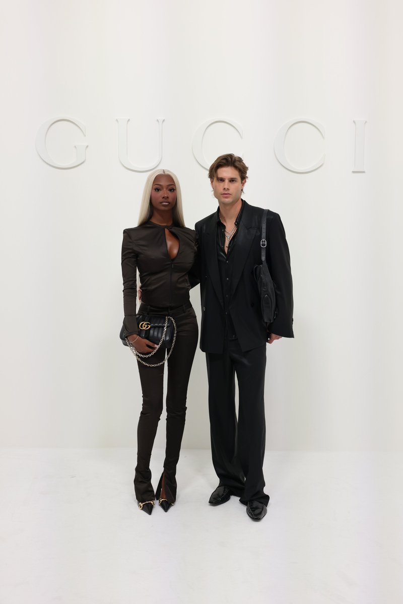 ComplexStyle's tweet photo. Trinity and Bryce hit Milan Fashion Week for Demna's Gucci show https://t.co/uOBUcmzOP4