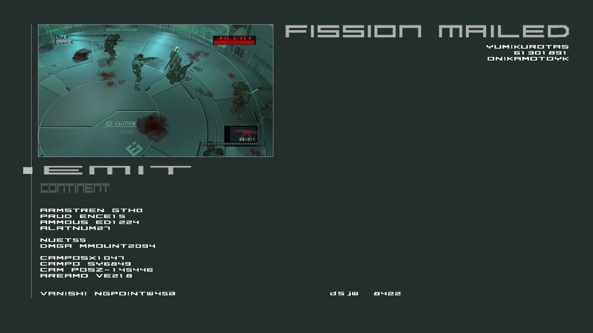 l_9xll's tweet photo. اوك الوضع صار غريب بزيادة في اخر ساعتين
#MetalGearSolid2 https://t.co/a052K52t8u