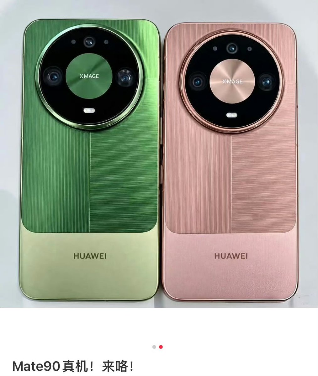 hani_690's tweet photo. #Huawei

Yeah! This is Huawei Mate 90 Series

🗓️ October 1 in China

Huawei Mate 90
Huawei Mate 90 Pro
Huawei Mate 90 Pro Max 
Huawei Mate 90 RS Ultimate https://t.co/0DKaj0q6Sa