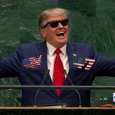 TruthBomber47's tweet photo. "When Trump is happy, America is happy, and America is winning. Stay positive! 🇺🇸 #NewProfilePic" https://t.co/XBvmuzKRel