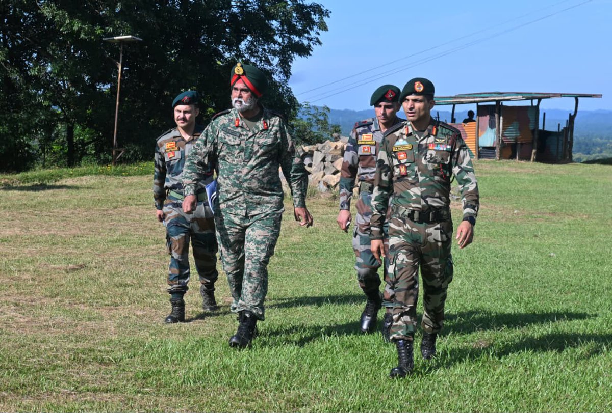 official_dgar's tweet photo. IG AR (N) REVIEWS DEPLOYMENT AND OPERATIONAL READINESS IN NAGALAND

Maj Gen H S Mavi, IG #AssamRifles (North), visited Dessoi Post, Longtho, Mokokchung on 25 Sep 26 and reviewed troop preparedness, deployment, administration and welfare. He was briefed on the security situation, deployment, intelligence inputs and coordination with civil administration. He emphasised vigilance, discipline, professionalism, effective area domination and continued engagement with locals. He appreciated the dedication and commitment of all ranks.

#friendsofthenortheast #sentinelsofnortheast #OperationalReadiness #CommunityFirst #NationFirst #ServiceBeforeSelf #GuardiansOfTheNation

@HMOIndia @adgpi @PIBHomeAffairs
