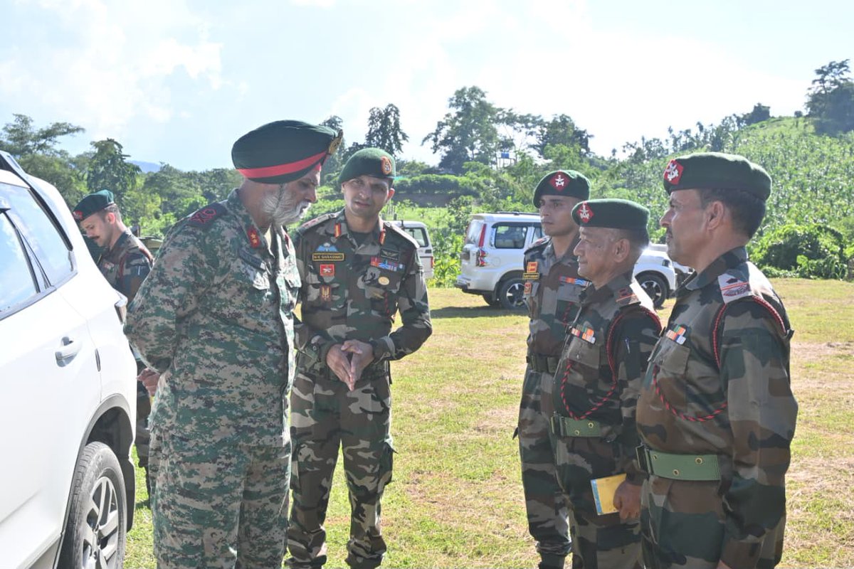 official_dgar's tweet photo. IG AR (N) REVIEWS DEPLOYMENT AND OPERATIONAL READINESS IN NAGALAND

Maj Gen H S Mavi, IG #AssamRifles (North), visited Dessoi Post, Longtho, Mokokchung on 25 Sep 26 and reviewed troop preparedness, deployment, administration and welfare. He was briefed on the security situation, deployment, intelligence inputs and coordination with civil administration. He emphasised vigilance, discipline, professionalism, effective area domination and continued engagement with locals. He appreciated the dedication and commitment of all ranks.

#friendsofthenortheast #sentinelsofnortheast #OperationalReadiness #CommunityFirst #NationFirst #ServiceBeforeSelf #GuardiansOfTheNation

@HMOIndia @adgpi @PIBHomeAffairs