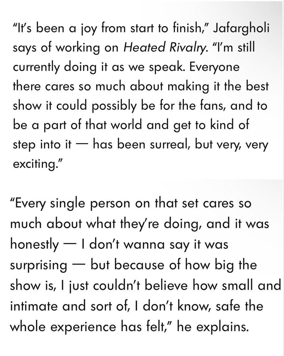 bornthisspring's tweet photo. shaheen’s experience on the set of heated rivalry s2 so far 😌 yes the show has become HUGE but it makes me so happy knowing how small and intimate the set still feels for the cast and crew https://t.co/HUScWC05rm