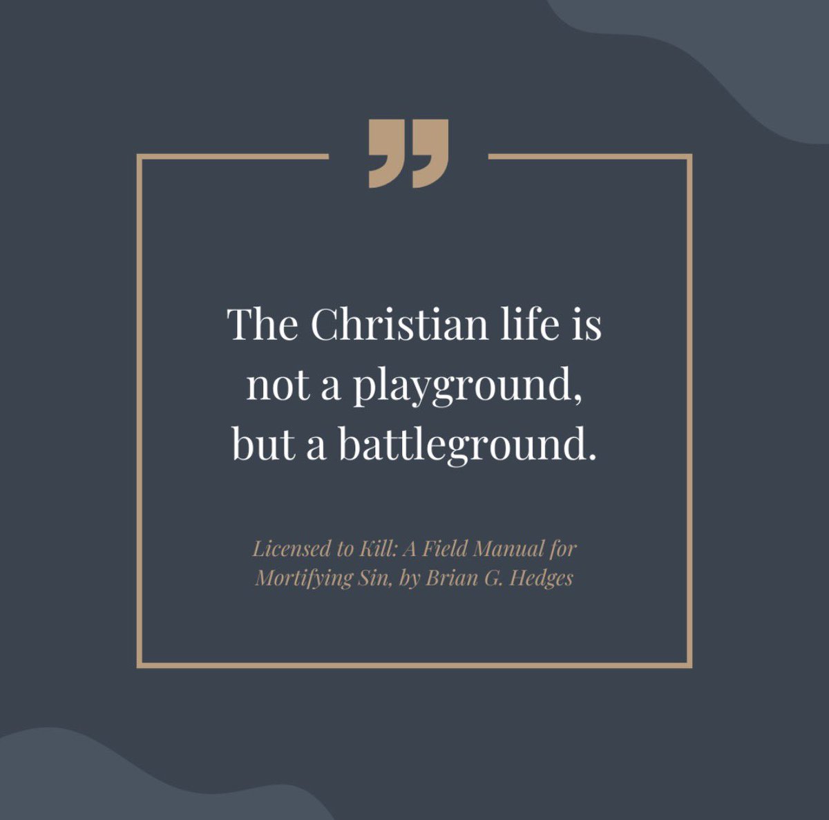 CruciformPress's tweet photo. Brian Hedges provides a biblical and practical guide for waging war against sin in the power of the gospel and dependence on the Spirit. https://t.co/ne3gs9bku9 https://t.co/dxB3hWt89I
