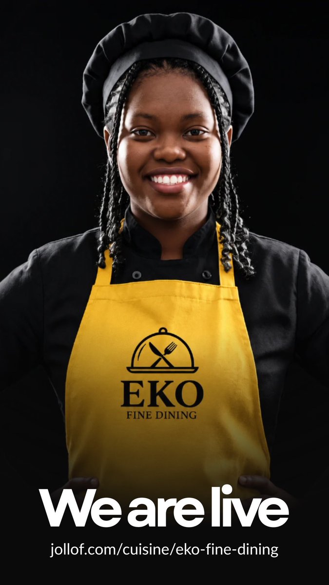 Jollofapp's tweet photo. The wait is officially over. 🥂✨

Eko Fine Dining is now live on https://t.co/DsOIFLHWsU!

No table reservations needed. Just pure fine dining, delivered to your home or office. 😍

Explore the brand-new menu.

https://t.co/CuRnPCsk9T

Tell a friend to tell a friend! 🍽️🔥 https://t.co/HRzNcZd0Ib