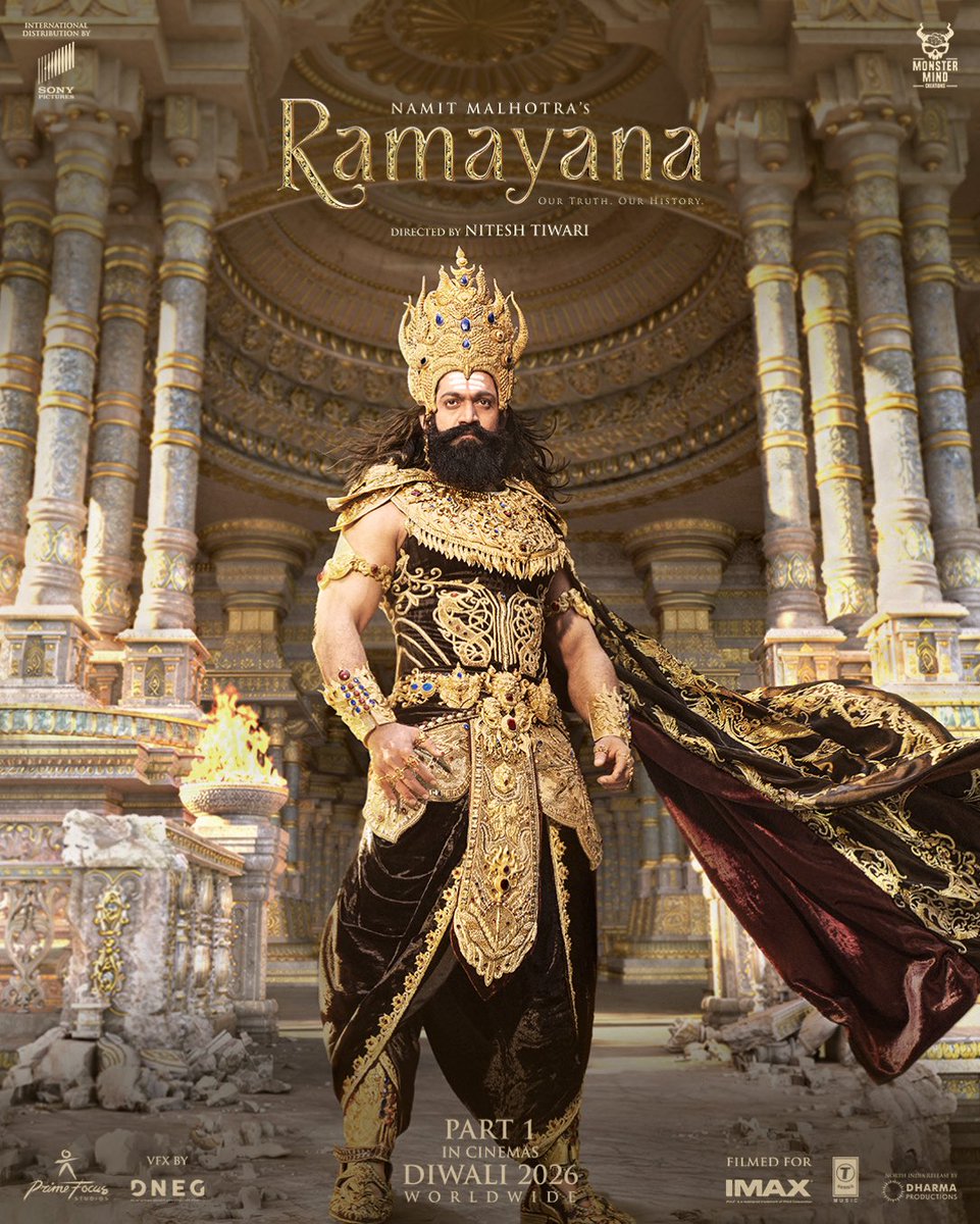 _mrchaturvedi's tweet photo. #Ravana - #Ramayana - Deepawali 2026 

In cinemas near you. 

@TheNameIsYash 🔥🔥 https://t.co/mmS7jaaBuX