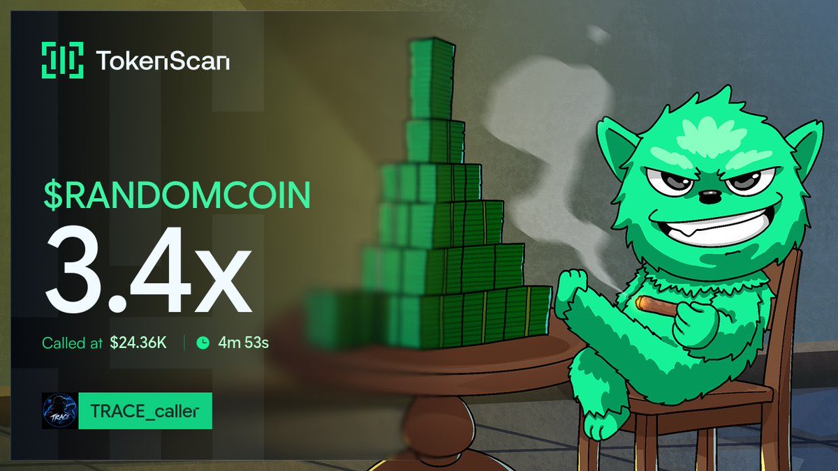 Trace_caller's tweet photo. $RANDOMCOIN 
3.4x 

J77QVaVJwY3Tww67NG1PYEW1EhbNfGvCMTWA8Taypump https://t.co/ZPitmW4xzh