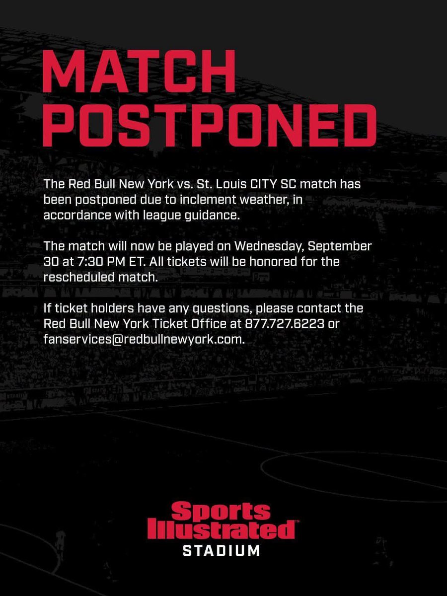 STLSportists's tweet photo. No match tonight for #StLouisCitySC https://t.co/l4PXWvFE9j