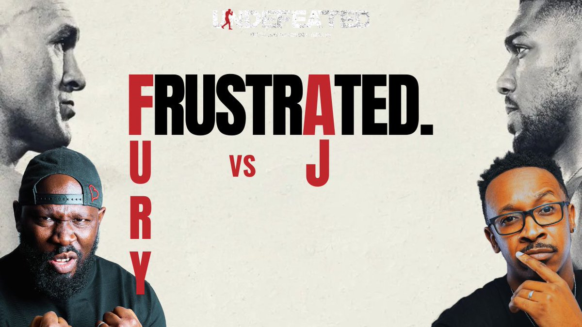 undefeated_pod's tweet photo. THIS A CIRCUS! WE ARE FRUSTRATED #AnthonyJoshua #TysonFury 

Youtube clip: https://t.co/lPPq7AkqV4

Full Patreon episode: https://t.co/6b3zh7e3EK

#TeamUndefeated https://t.co/q4KGEDNO8D