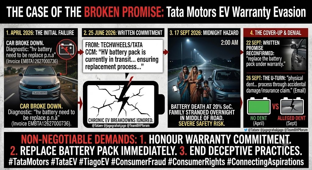 ShikharSinghal8's tweet photo. #WholeStory #FrustratedCustomer #TATAEV #TATA #EV #TATAMOTORS
@TataMotors
@Tataev
@MonnKeyBaat
@TataCompanies
#VIRATKOHLI #COMMONPEOPLE #Hunkkaar #consumerRights #modi #CommonMan
#HELP #SUPPORT_FROM_COMMONPEOPLE https://t.co/elKlqsV7zp