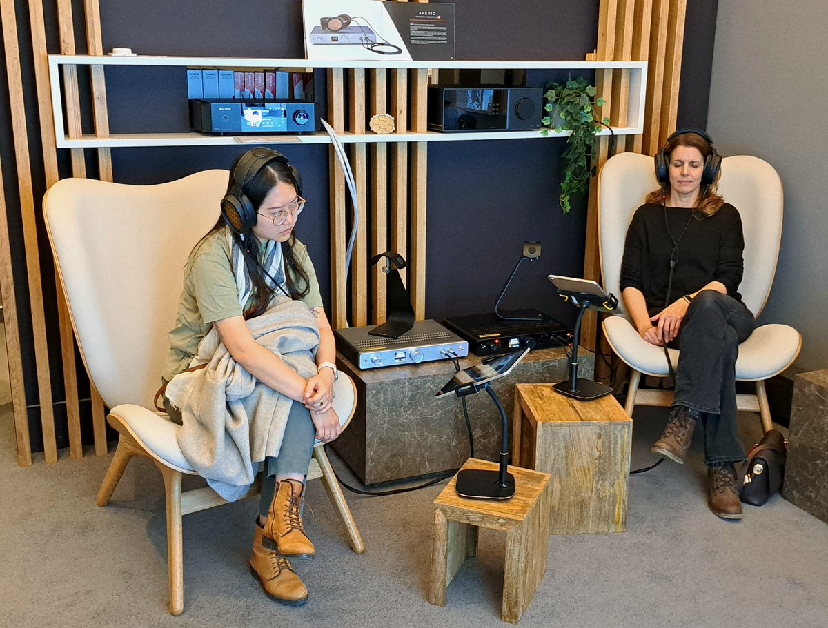 warwickac's tweet photo. ‘I’m really impressed, the audio is so crisp and clear, you hear things you’ve never heard before…’

Getting feedback like this throughout the weekend of the ProjektAkustik Head-Fi Event has been amazing.

Huge thank you to the ProjektAkustik team and everyone who attended and came to experience our multi-award winning headphone systems.