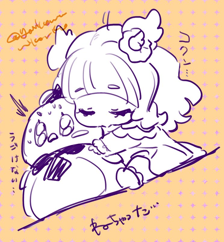 yurikonicc's tweet photo. 夜中のいきぬきらくがき。満足。
ほっぺ描き忘れてしまった。
いつか清書したい。 https://t.co/jto2g5J1G9