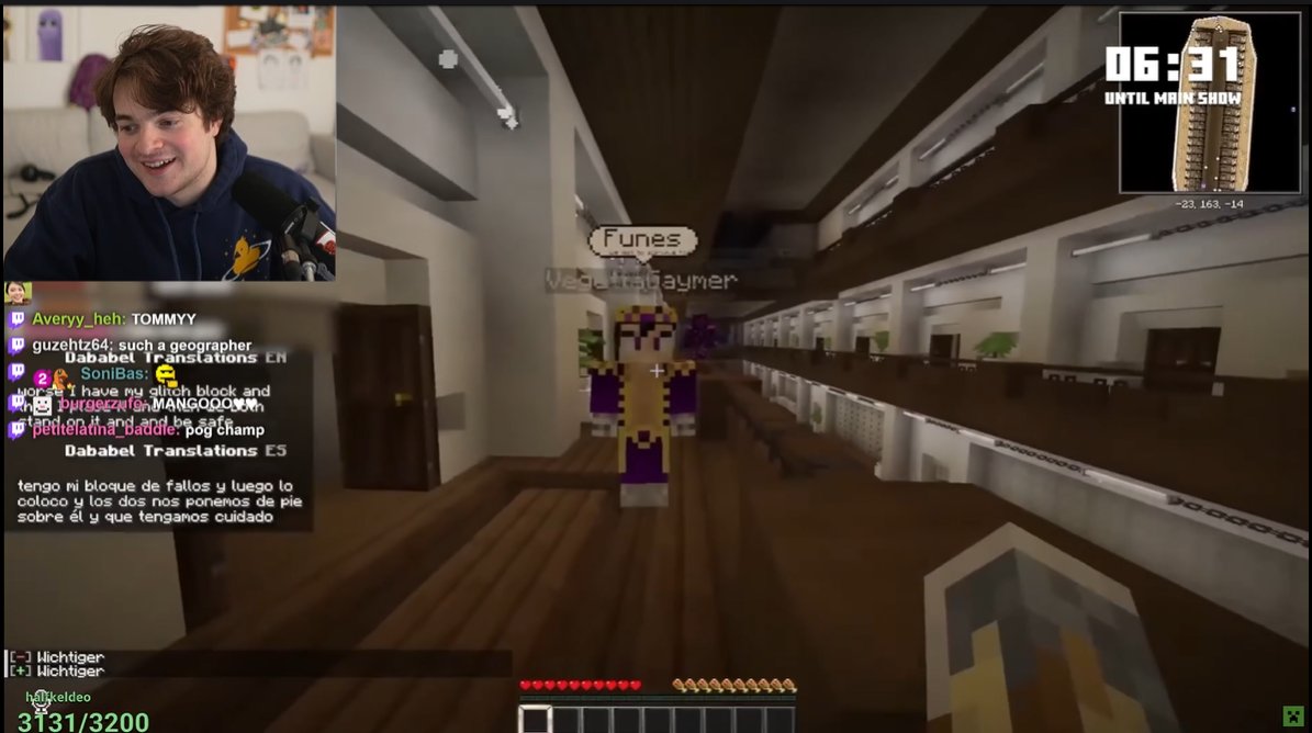 carstairsfox's tweet photo. QSMP2 MENTIONED ON THE MINECRAFT PRE-SHOW

FOOLIGETTA ON THE BIG SCREEN https://t.co/EaU2K8we6U