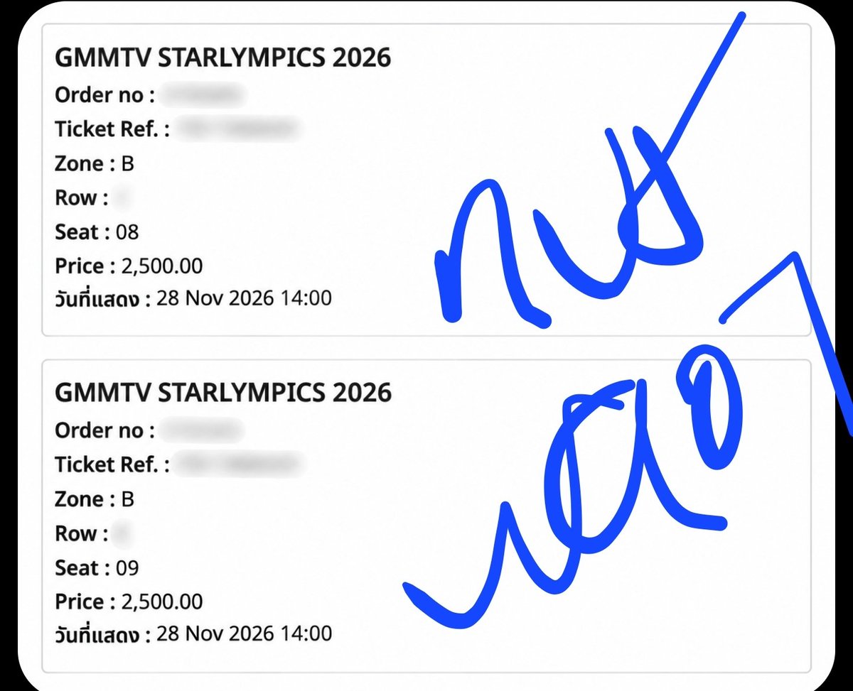 n70asw_'s tweet photo. WTS
2500 zone.
2 tickets side by side.
Selling 2600 each ticket 
Fast payment only.
Dm me if interested ✅
Selling because I upgraded my seat.
Line me 
https://t.co/Zks5GpSXPh

#GMMTVStarlympics2026 https://t.co/QTbVp5soCl