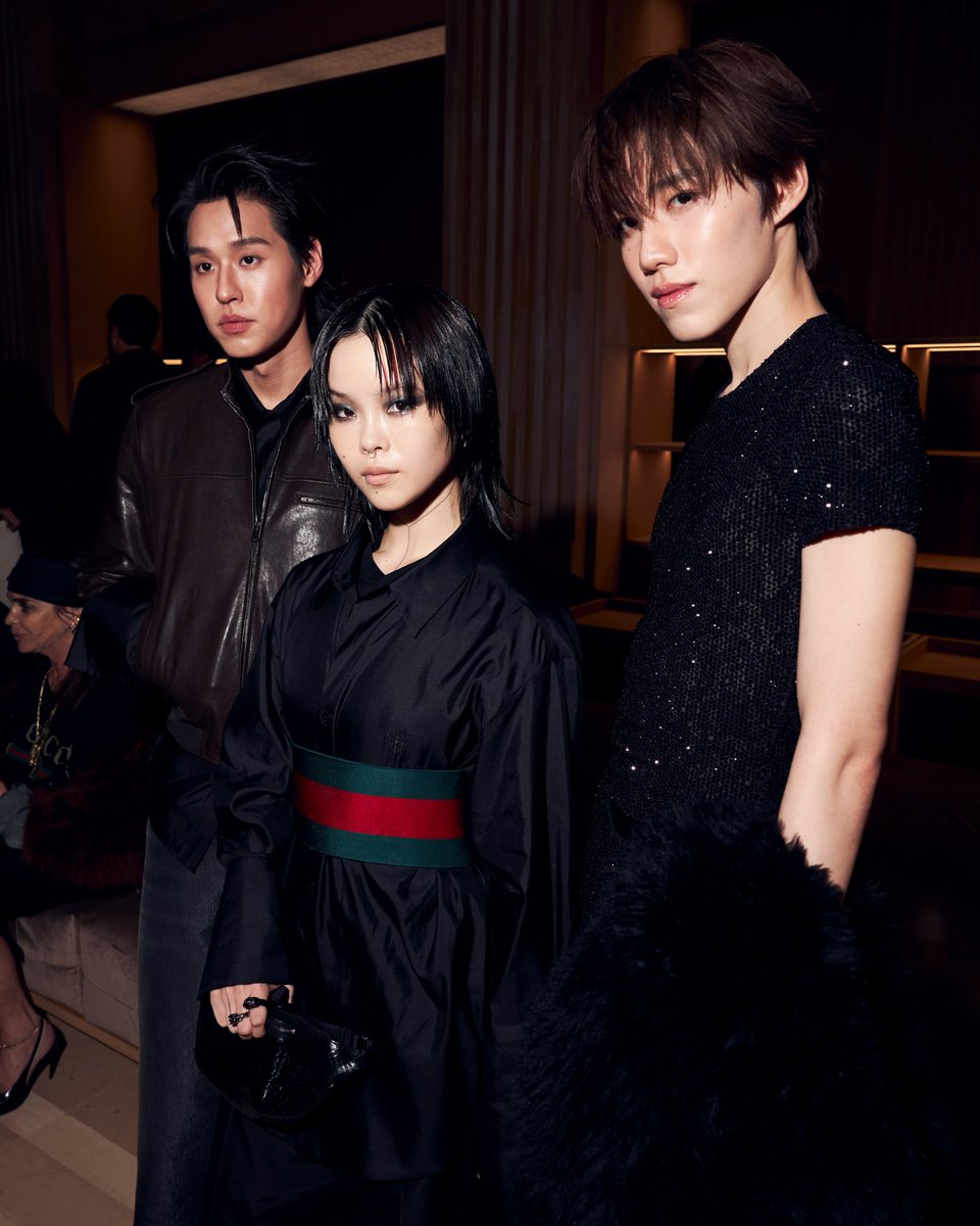 PPKrit_Ent's tweet photo. The look of a special moment. 🖤✨

PP KRIT X GUCCI MFW26
#GUCCISS27xPPKRIT
#GucciTheStoreShow
#Gucci #PPKritt #MFW
@gucci https://t.co/TSN9UuWks6