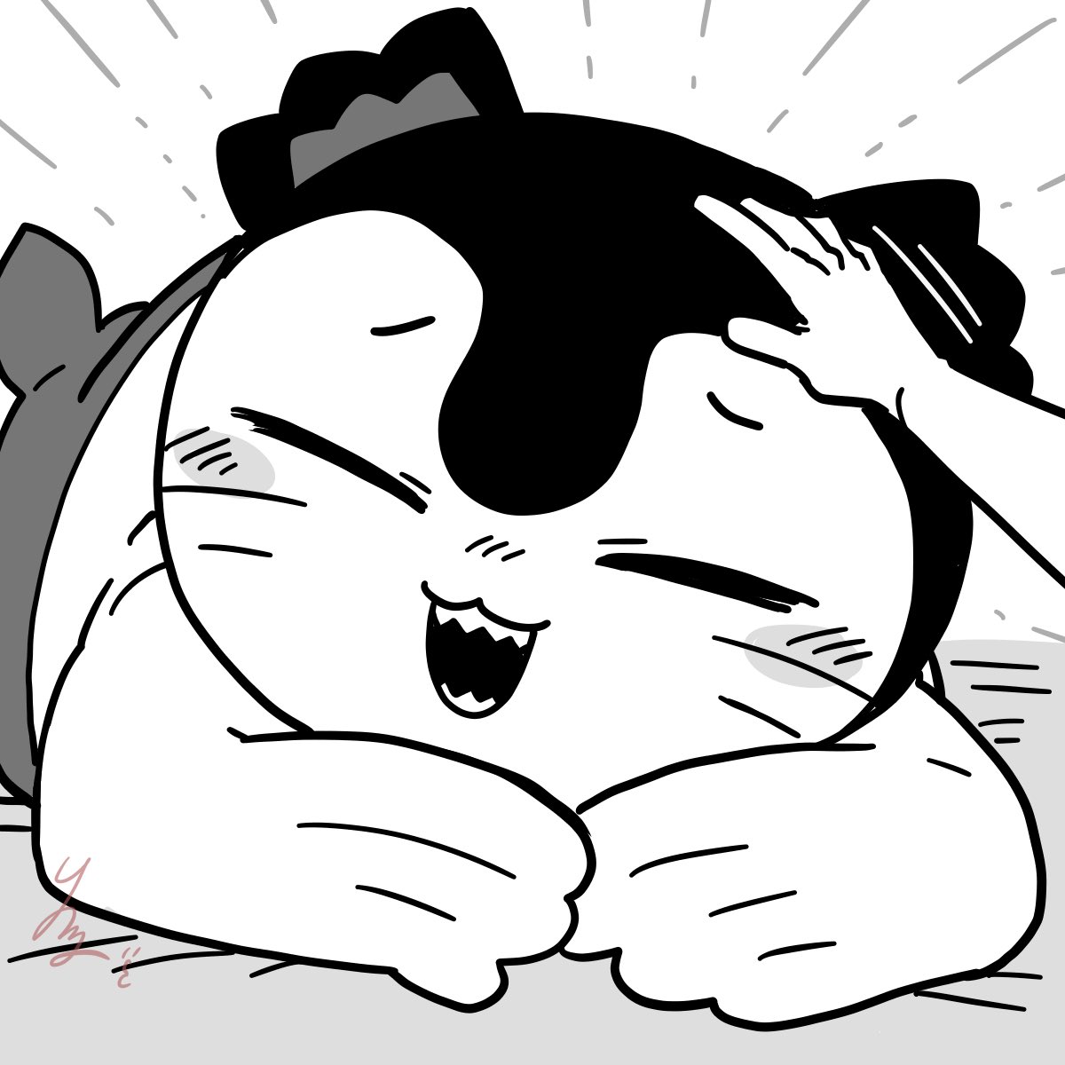 yurunezi's tweet photo. 「撫でてよ！」 https://t.co/zoljT2SLU5