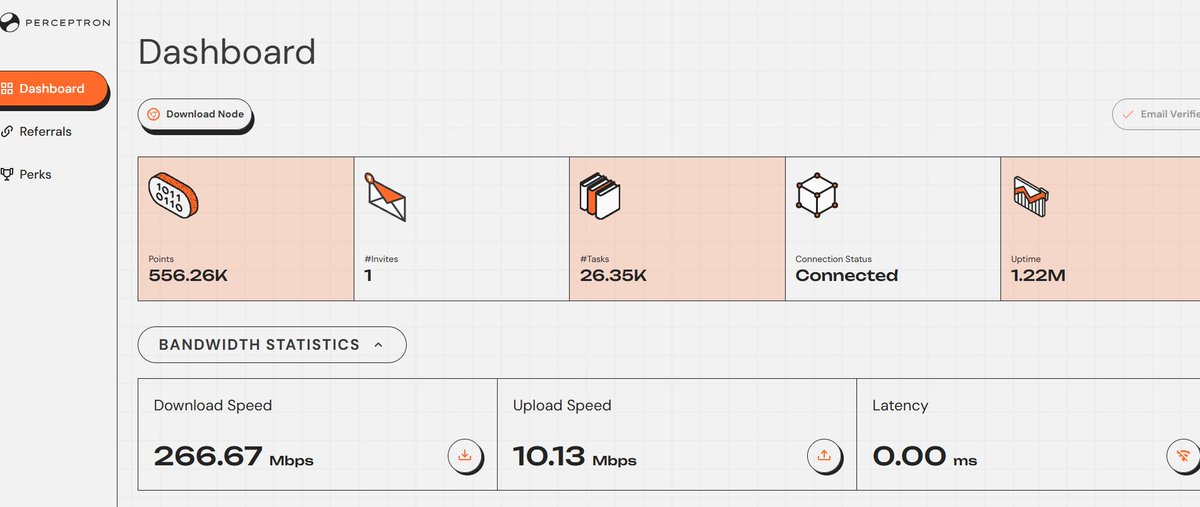 Rehan2345678's tweet photo. Checking out the Perceptron Node Dashboard and keeping an eye on the network activity. ⚡️ It’s great to see the node side of the ecosystem becoming more transparent and accessible. Looking forward to contributing, learning,

@PerceptronNTWK

#NodeAndProud https://t.co/0g0yPzVLvE