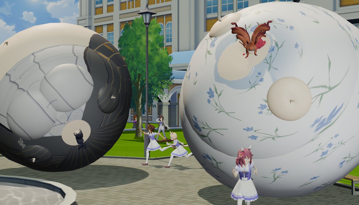 theweebmenace2k's tweet photo. You can say many things about Tracen Academy, but you sure can't call it boring. Though I don't think a "runaway" incident like this is something Etsuko can report on without sounding crazy. https://t.co/ZbNBcp4dxM