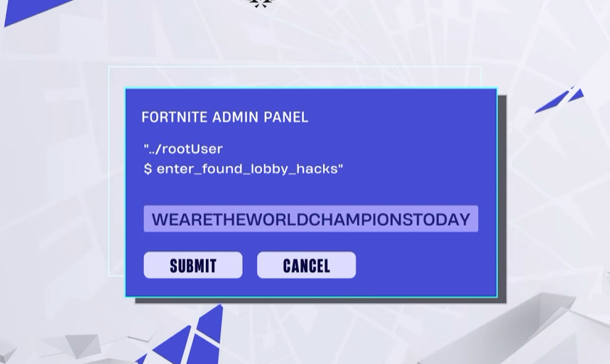 Mathzwil1993's tweet photo. New Fortnite Lobby Hack Codes. IDK, felt bored, so I posted.
#fortnitecode https://t.co/w0w1Lv2gEv