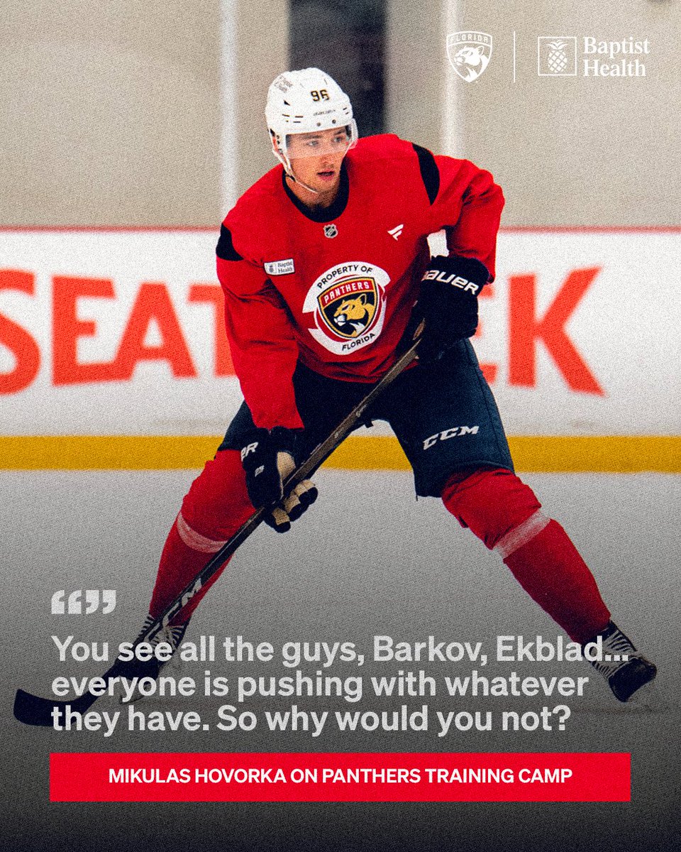 FlaPanthers's tweet photo. The standard. https://t.co/M3XSOSJUsI