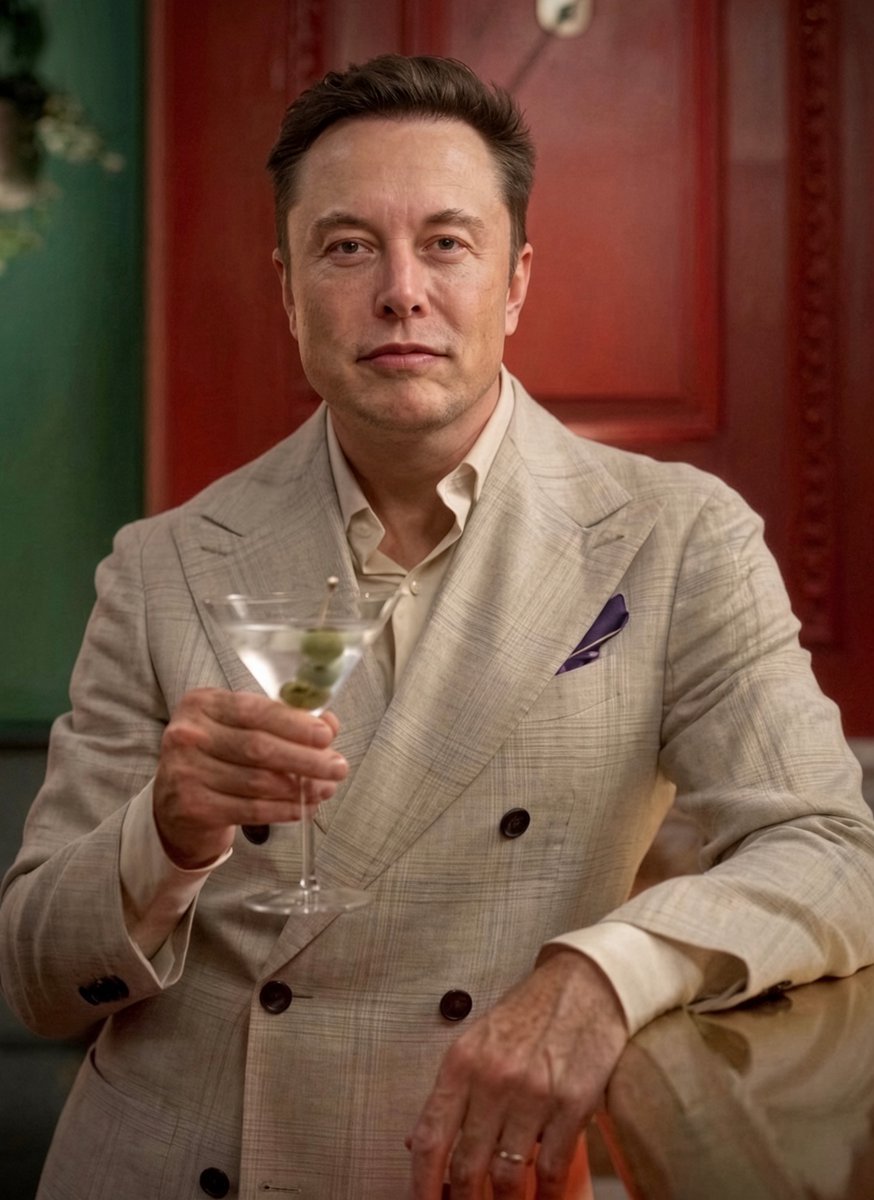 MuskInnova5g's tweet photo. A quiet moment, a good drink, and a little time to think about the future. 🥂🚀 What would you build if you knew you couldn’t fail?

#ElonMusk #Musk #Innovation #Future #Technology #Tesla #SpaceX #AI #Entrepreneur #X https://t.co/NTtEP5FOku
